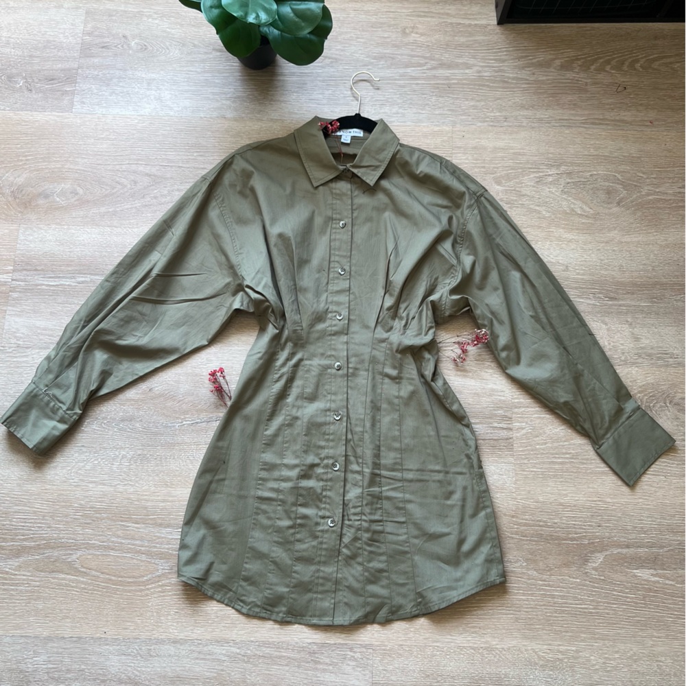 Good American ,Olive green dress 👗